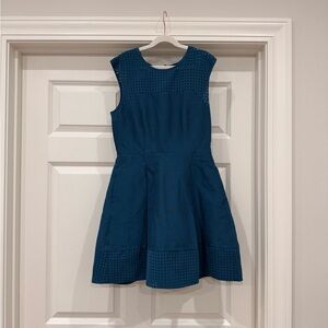 J. Crew teal Mini Dress